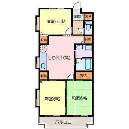 フォレストマンション杉並の物件間取画像